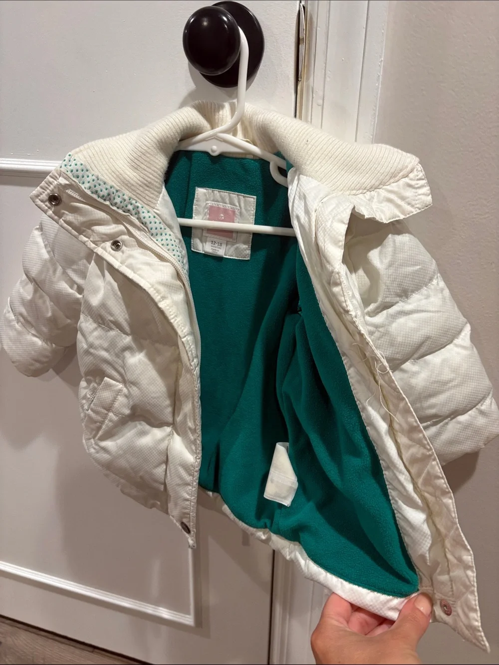 Old Navy Cream Kids Puffer Jacket